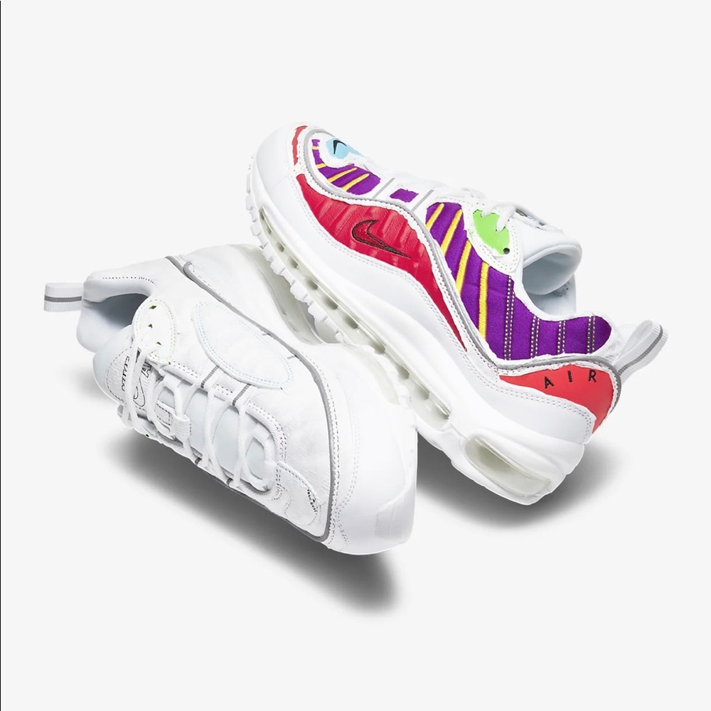 NIKE AIR MAX 98 LX CUT AWAY WHITE Color Changing